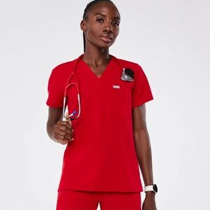 Figs Catarina One Pocket Scrub Top - M